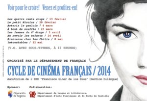 Cartel Ciclo Cine Francés