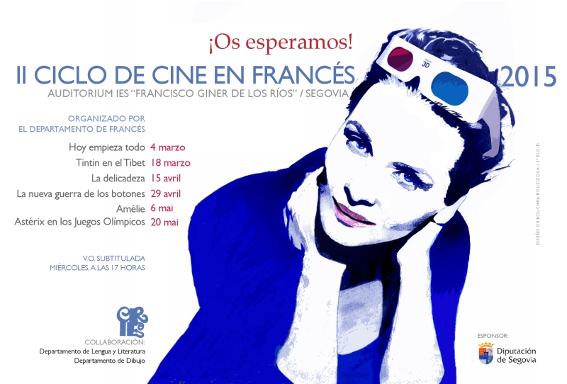 Cartel Ciclo Cine Francés 2015