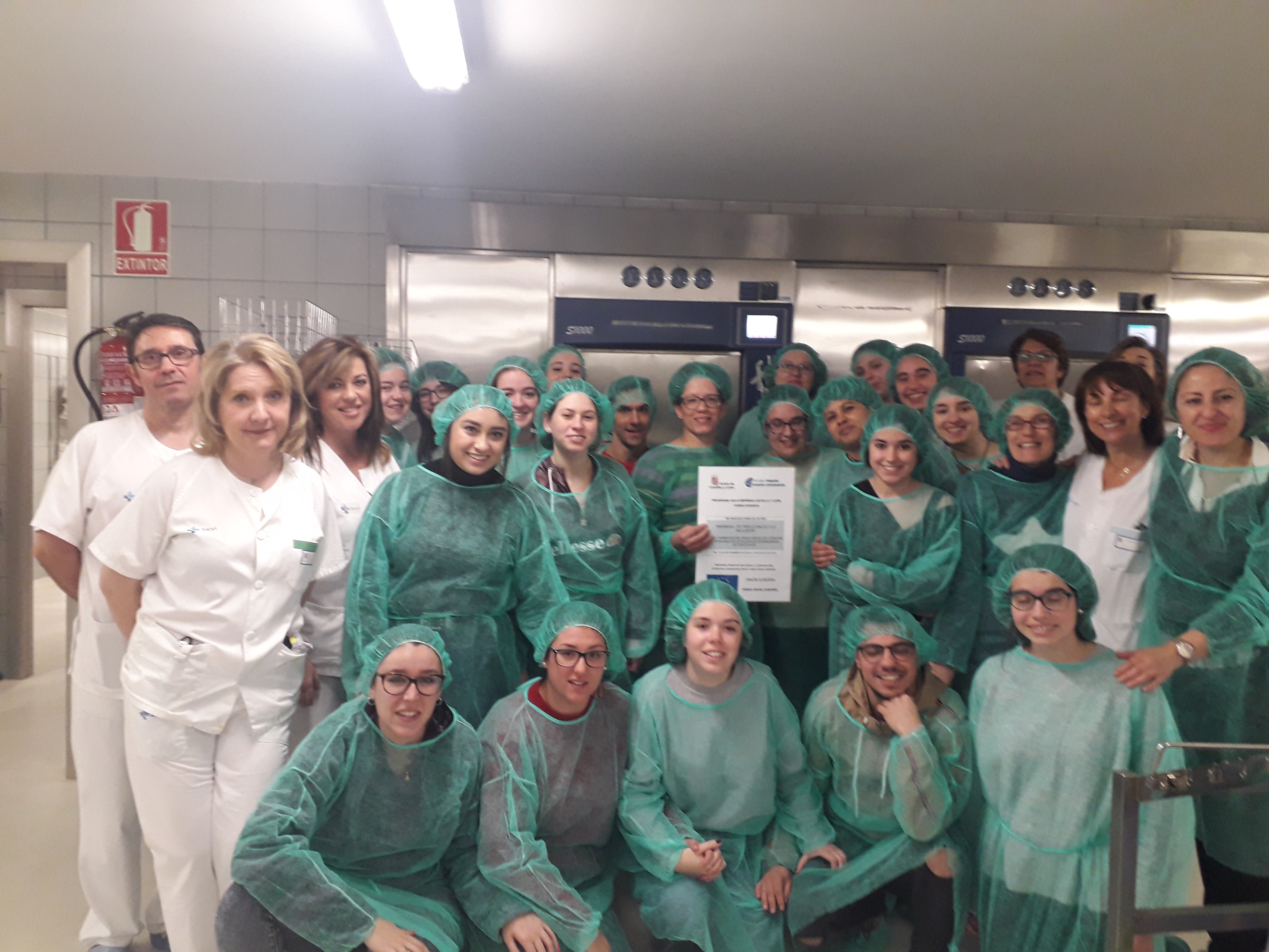 Unidad de esterilización del Hospital General de Segovia